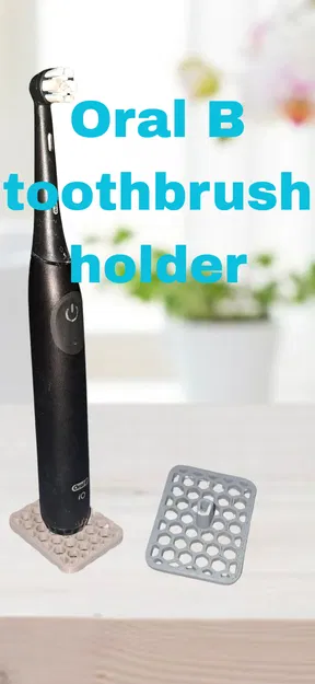 Đế giữ bàn chải điện Oral B thiết kế dạng lưới tổ ong tiện lợi - Image 1