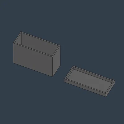 Hộp đa năng tùy chỉnh kích thước (Parametric Box) in 3D tiện lợi