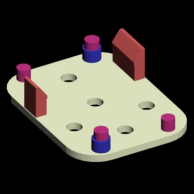 Giá đỡ cho bộ chuyển đổi nguồn DC-DC Buck Converter LM2596S