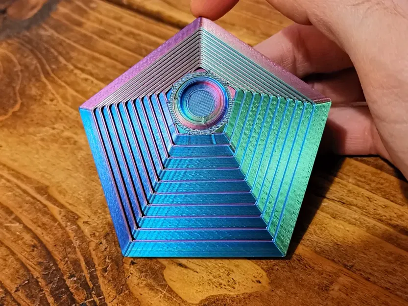 PentaFlex Fidget Spinner - Mẫu xoay ngũ giác độc đáo - Image 2