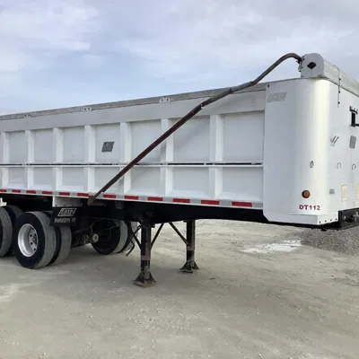 Mô hình rơ-moóc chở sỏi Gravel Trailer in 3D chi tiết