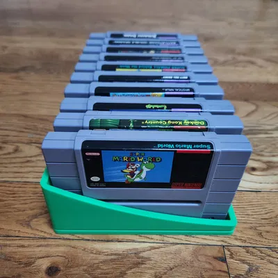 Giá Đỡ Băng Game Super Nintendo (Khay Tổ Chức 10 Băng SNES)