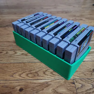 Giá Đỡ Băng Game Super Nintendo (Khay Tổ Chức 10 Băng SNES)