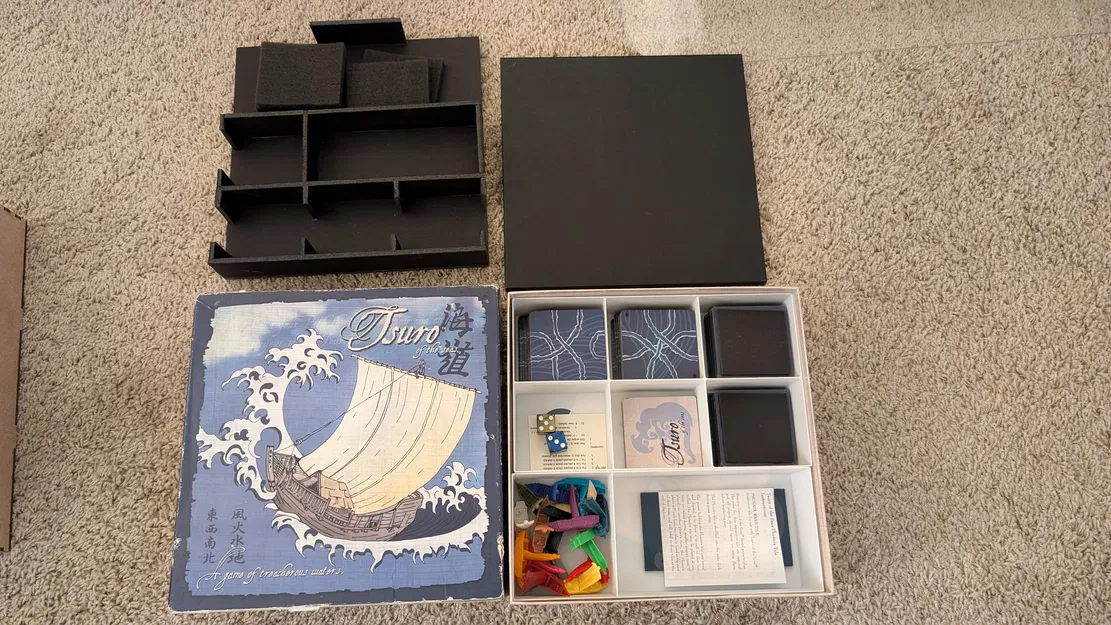 Khay đựng linh kiện 3D cho Board Game Tsuro of the Seas - Image 1