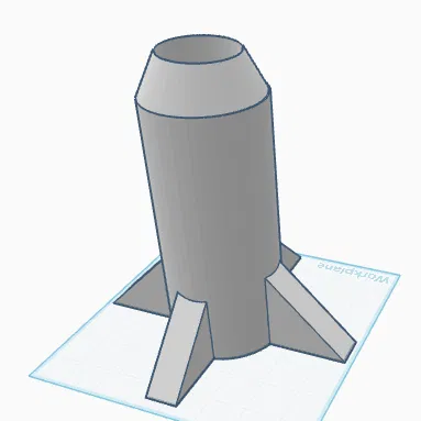 Rocket Cup - Mẫu cốc đựng đồ hình tên lửa cực chất cho bàn làm việc