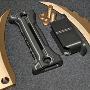 Mô hình dao đôi Double Karambit in 3D ấn tượng, lắp ráp không cần keo