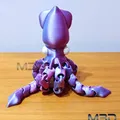 Mini Flexi Abyss Squid - Chú Mực Biển Khớp Nối Đáng Yêu - Thumbnail 1