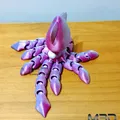 Mini Flexi Abyss Squid - Chú Mực Biển Khớp Nối Đáng Yêu - Thumbnail 3