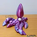 Mini Flexi Abyss Squid - Chú Mực Biển Khớp Nối Đáng Yêu - Thumbnail 5