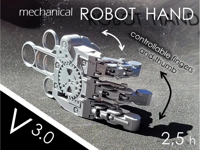 Bàn Tay Robot Cơ Khí – Phiên Bản 3.0 - Image 1