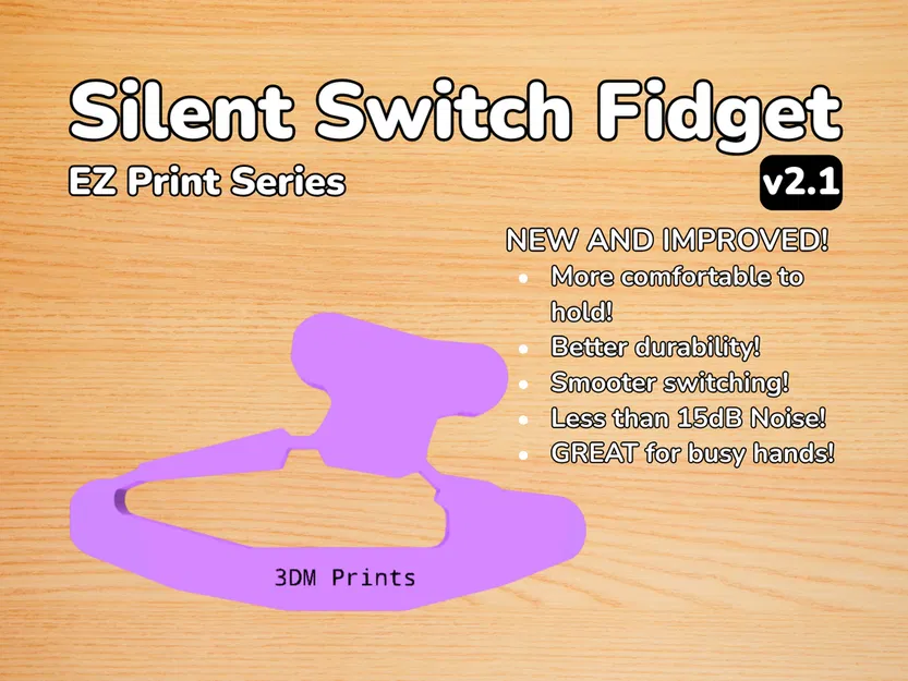 Đồ chơi xả stress Silent Switch - In dễ dàng, không gây ồn - Image 1