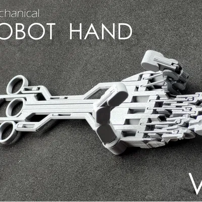 Mô hình Bàn tay Robot cơ khí v4.0