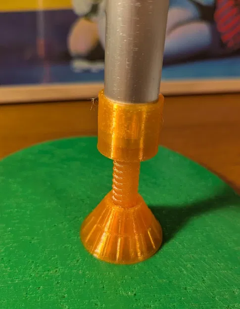 Chân tăng chỉnh độ cao cho ống/thanh nhôm tiêu chuẩn - Image 2