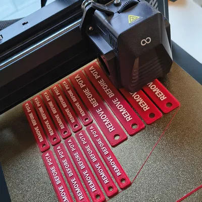 Mẫu thẻ treo Remove Before POTA dành cho cộng đồng vô tuyến