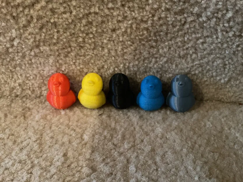 Duck calibration test - Mô hình vịt kiểm tra máy in - Image 1