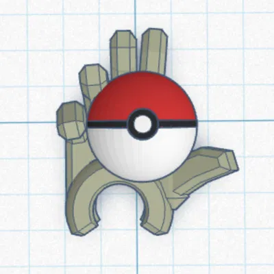 Mô hình bàn tay cầm Pokeball cho Dummy 13 - In 3D độc đáo