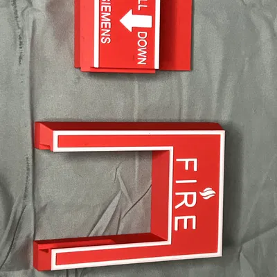 Nắp đậy công tắc đèn phong cách báo cháy giả lập (Fire Alarm Switch)