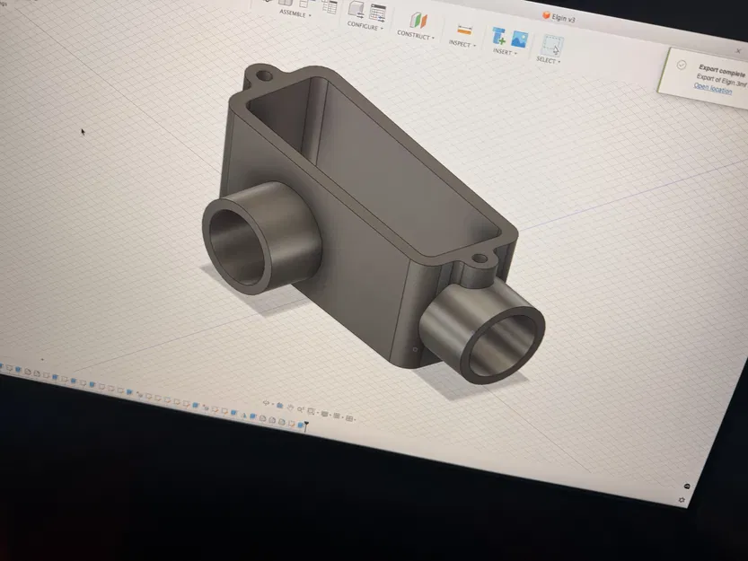 Mẫu in 3D hộp đấu nối dây điện âm tường (Electric Conduit Box) - Image 1