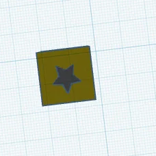 Con dấu hình ngôi sao (Star stamp) - Đồ chơi in 3D sáng tạo cho bé