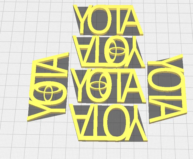 Móc khóa Toyota (YOTA) in 3D đẹp mắt, thiết kế cá tính - Image 1