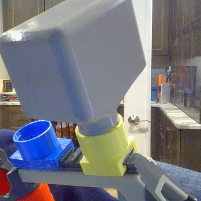 Bộ chuyển đổi Rail to Hopper cho Nerf Gelfire in 3D