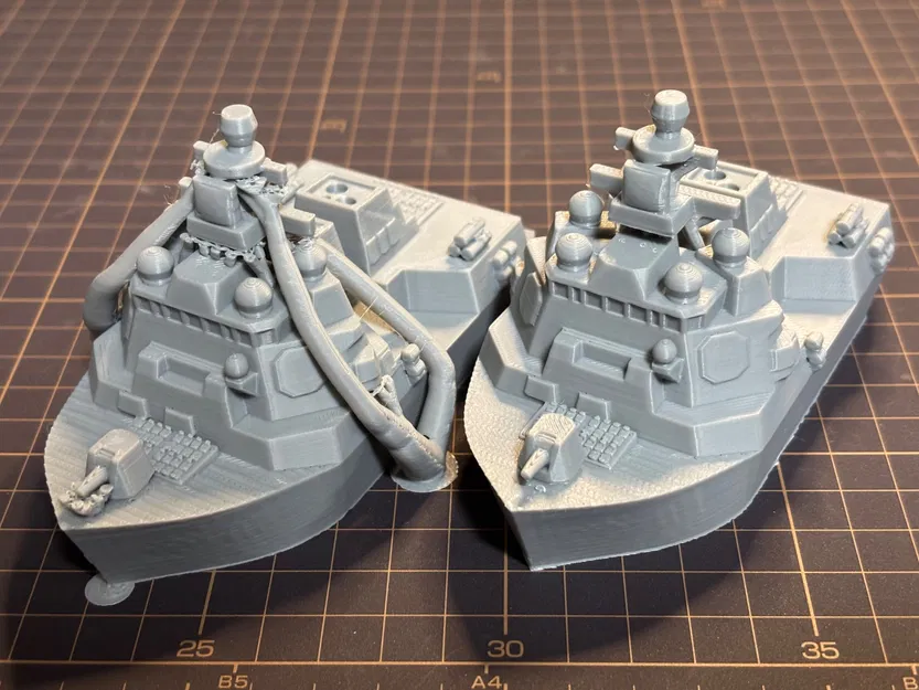 Mô hình tàu khu trục Arleigh Burke-class in 3D độc đáo - Image 1