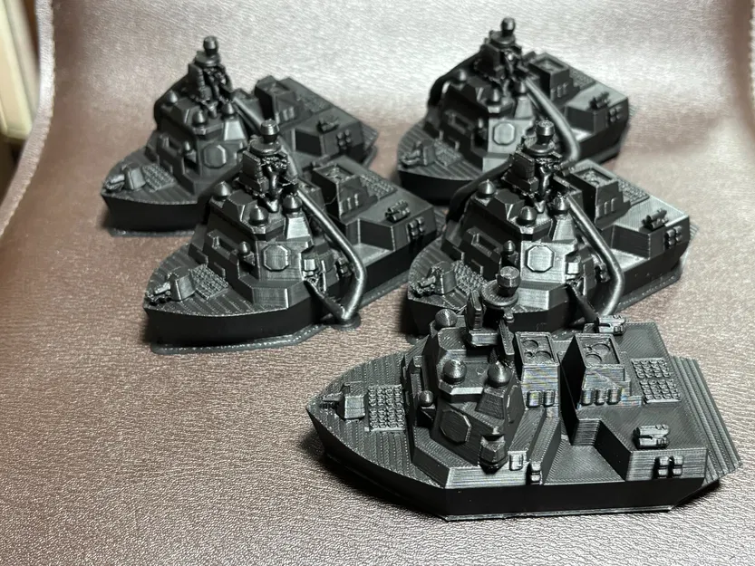 Mô hình tàu khu trục Arleigh Burke-class in 3D độc đáo - Image 2