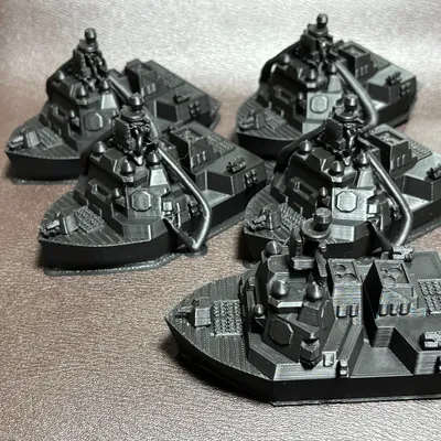 Mô hình tàu khu trục Arleigh Burke-class in 3D độc đáo