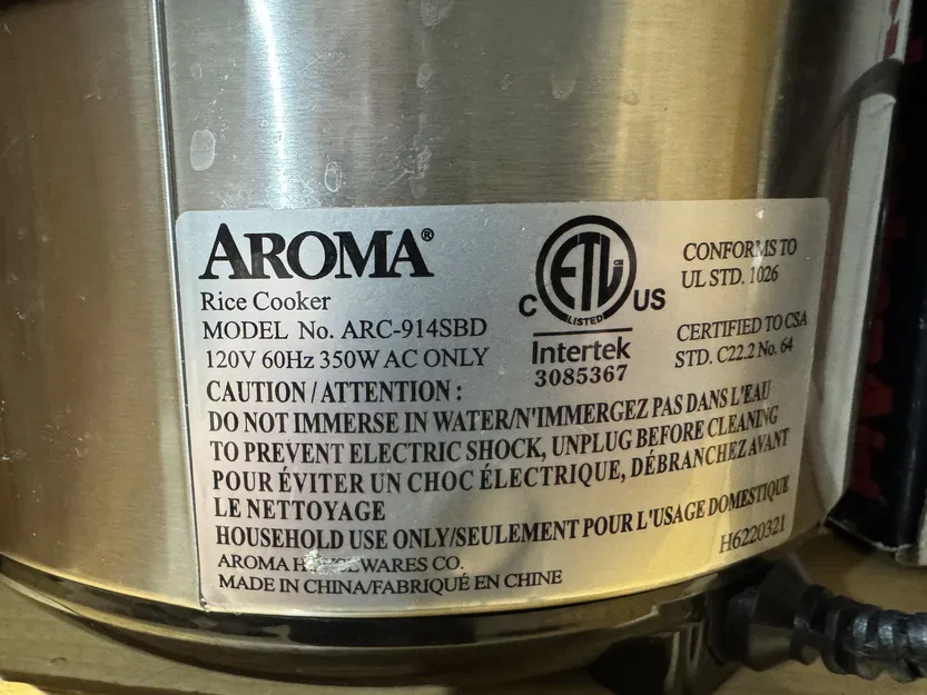 Nắp đậy lòng nồi cơm điện Aroma ARC-914SBD tiện lợi - Image 4