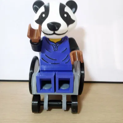 Mô hình xe lăn cho Minifig (Wheelchair) - Phụ kiện 3D in ấn