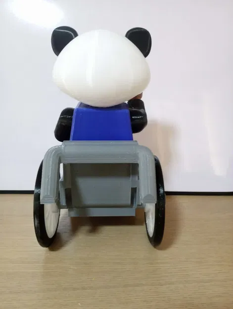 Mô hình xe lăn cho Minifig (Wheelchair) - Phụ kiện 3D in ấn - Image 5