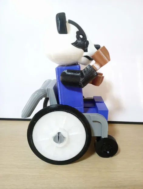 Mô hình xe lăn cho Minifig (Wheelchair) - Phụ kiện 3D in ấn - Image 6