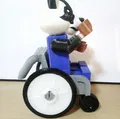 Mô hình xe lăn cho Minifig (Wheelchair) - Phụ kiện 3D in ấn - Thumbnail 6