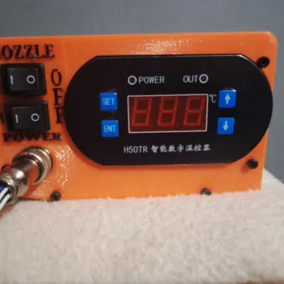 Bộ nguồn gia nhiệt đầu phun 24V (S500-24) kèm bộ điều khiển nhiệt độ kỹ thuật số