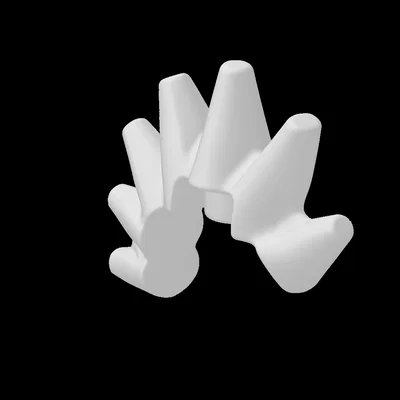 Mẫu tóc Mohawk gai nhọn cho minifig tương thích LEGO