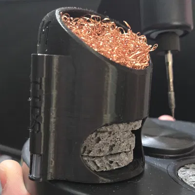 Đồ làm sạch mũi hàn / Giá để đầu hút thiếc / Khay đựng miếng bọt biển