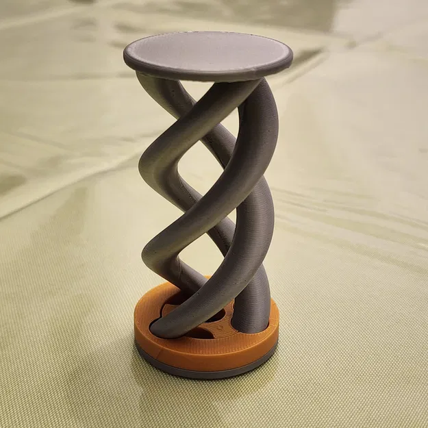 Triple Helix Fidget - Đồ chơi xoắn ốc ba chiều với bánh răng kép - Image 2