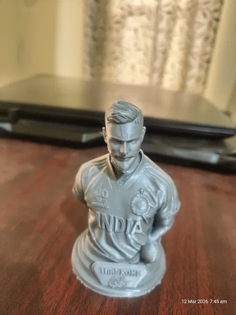 King Kohli: Tượng bán thân Virat Kohli điêu khắc bằng AI - Image 2