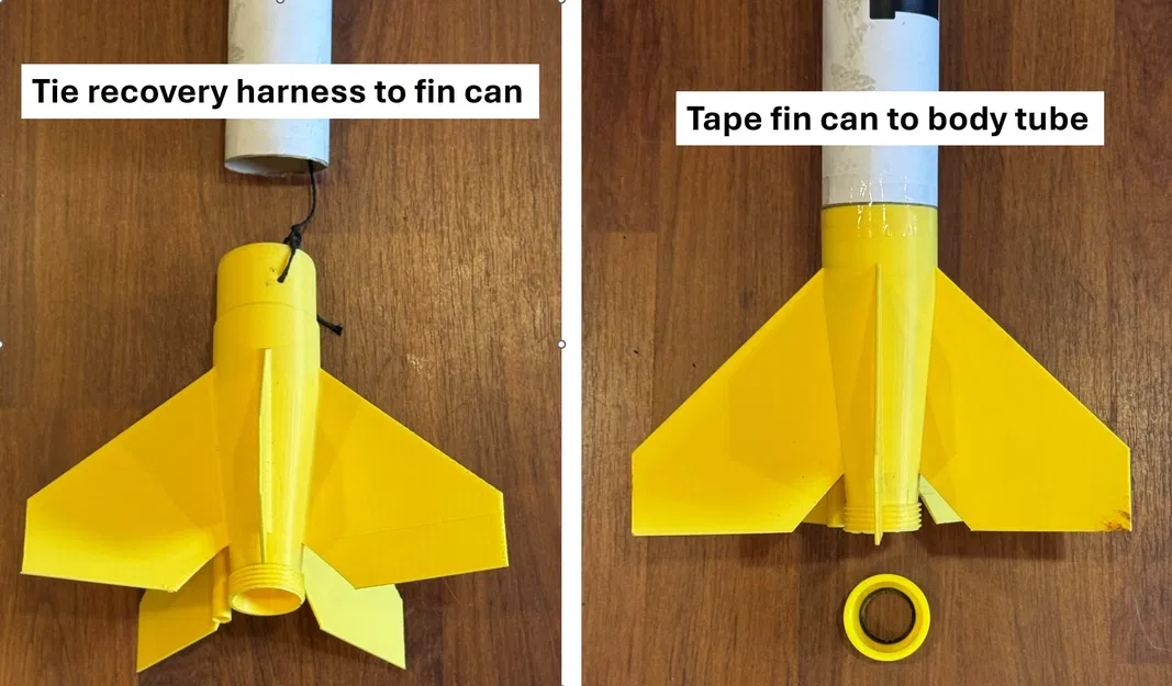 Tên lửa mô hình Brawny từ lõi giấy và linh kiện in 3D - Image 2