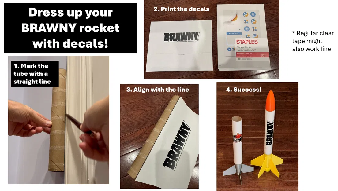 Tên lửa mô hình Brawny từ lõi giấy và linh kiện in 3D - Image 3