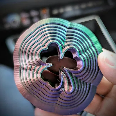 Fidget Cỏ Ba Lá Xếp Lớp - Mẫu Trang Trí Lễ Thánh Patrick