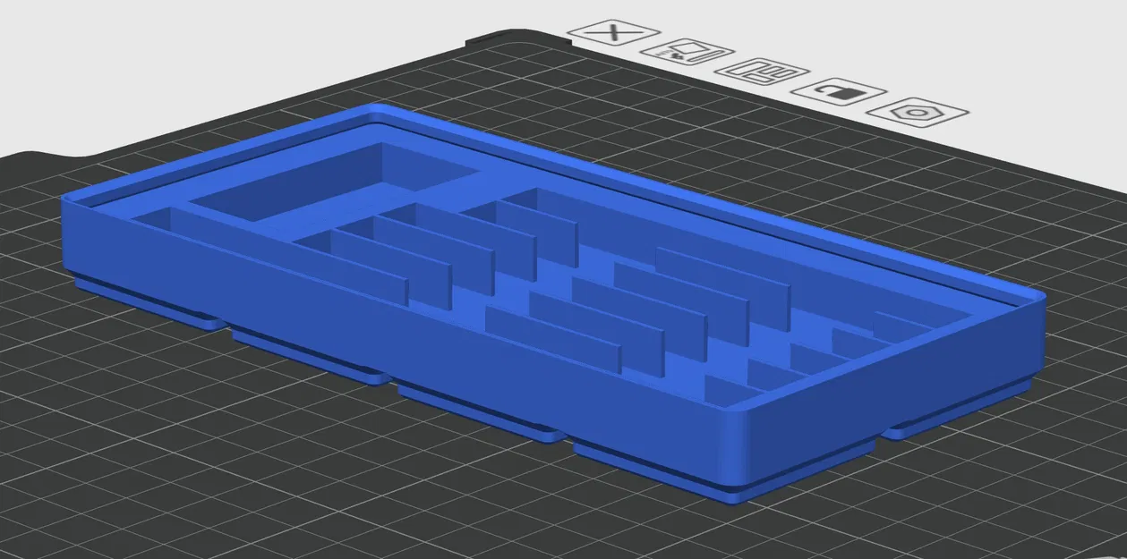 Khay Đựng Lưỡi Cưa Lọng Chuẩn Gridfinity Gọn Gàng Tiện Lợi - Image 1