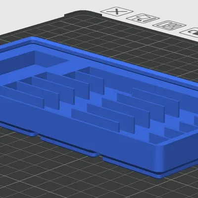 Khay Đựng Lưỡi Cưa Lọng Chuẩn Gridfinity Gọn Gàng Tiện Lợi