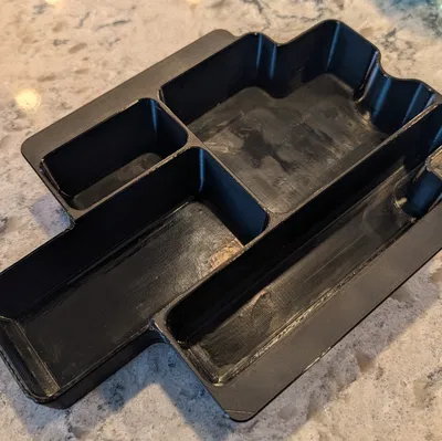 Khay tổ chức ngăn để đồ trung tâm cho xe Cadillac Vistiq 2026