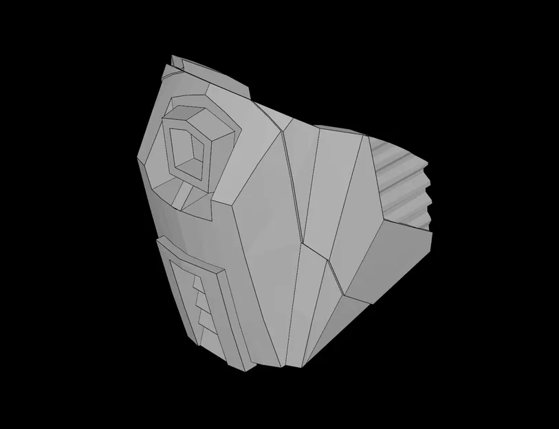 Mẫu giáp vai và đầu gối 3D tương thích với Lego Hero Factory - Image 1