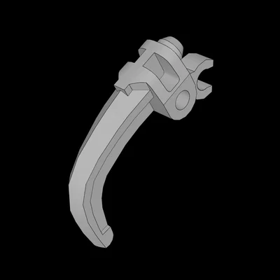 Móc treo dạng kẹp tương thích Lego (92220.dat) cho mô hình 3D