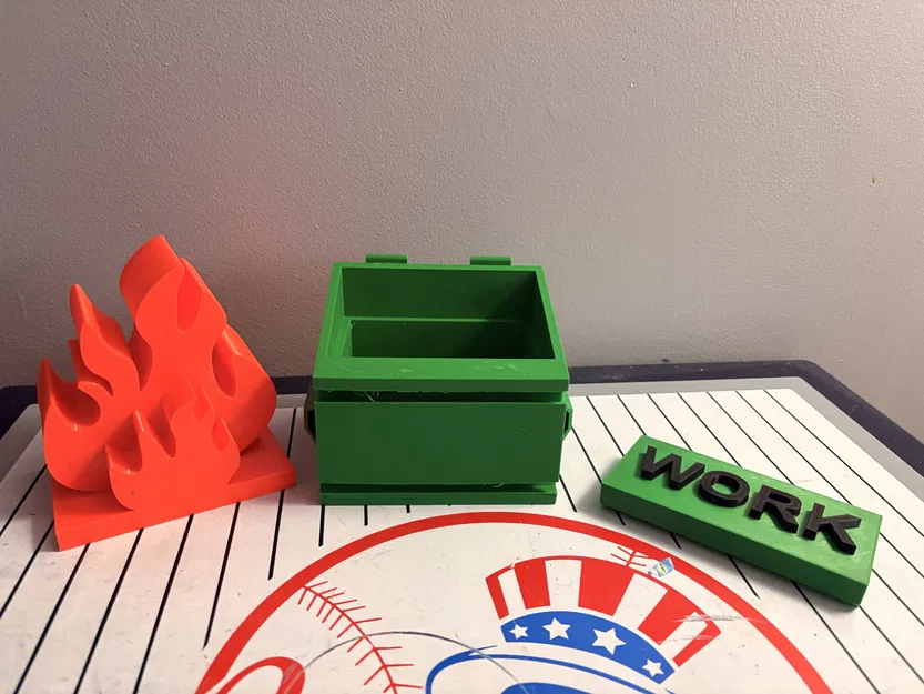 Hộp Đựng Dumpster Fire (Thùng Rác Bốc Cháy) - Image 2