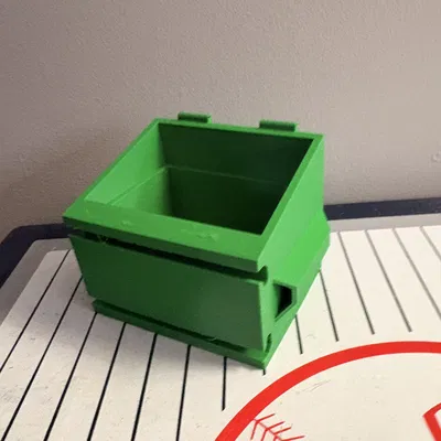 Hộp Đựng Dumpster Fire (Thùng Rác Bốc Cháy)