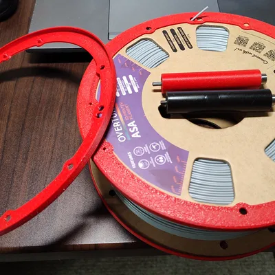 Bộ vòng đệm cuộn nhựa và con lăn sau cho Qidi Q2 Box