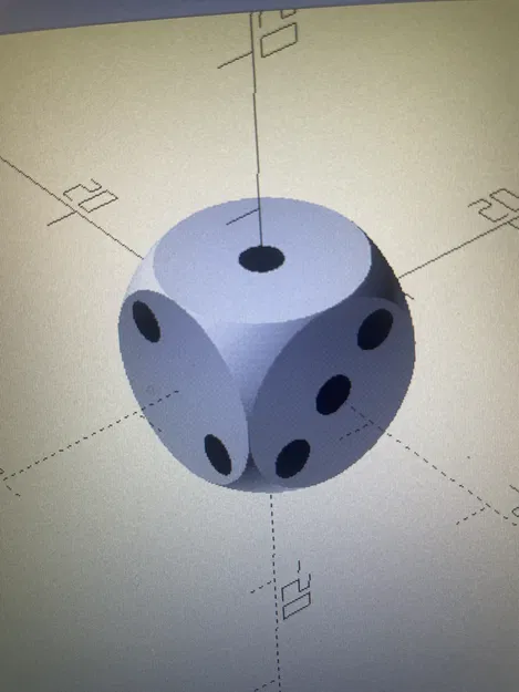 Xúc xắc Parametric: D6, tùy chọn 1 hoặc 2 màu - Image 1
